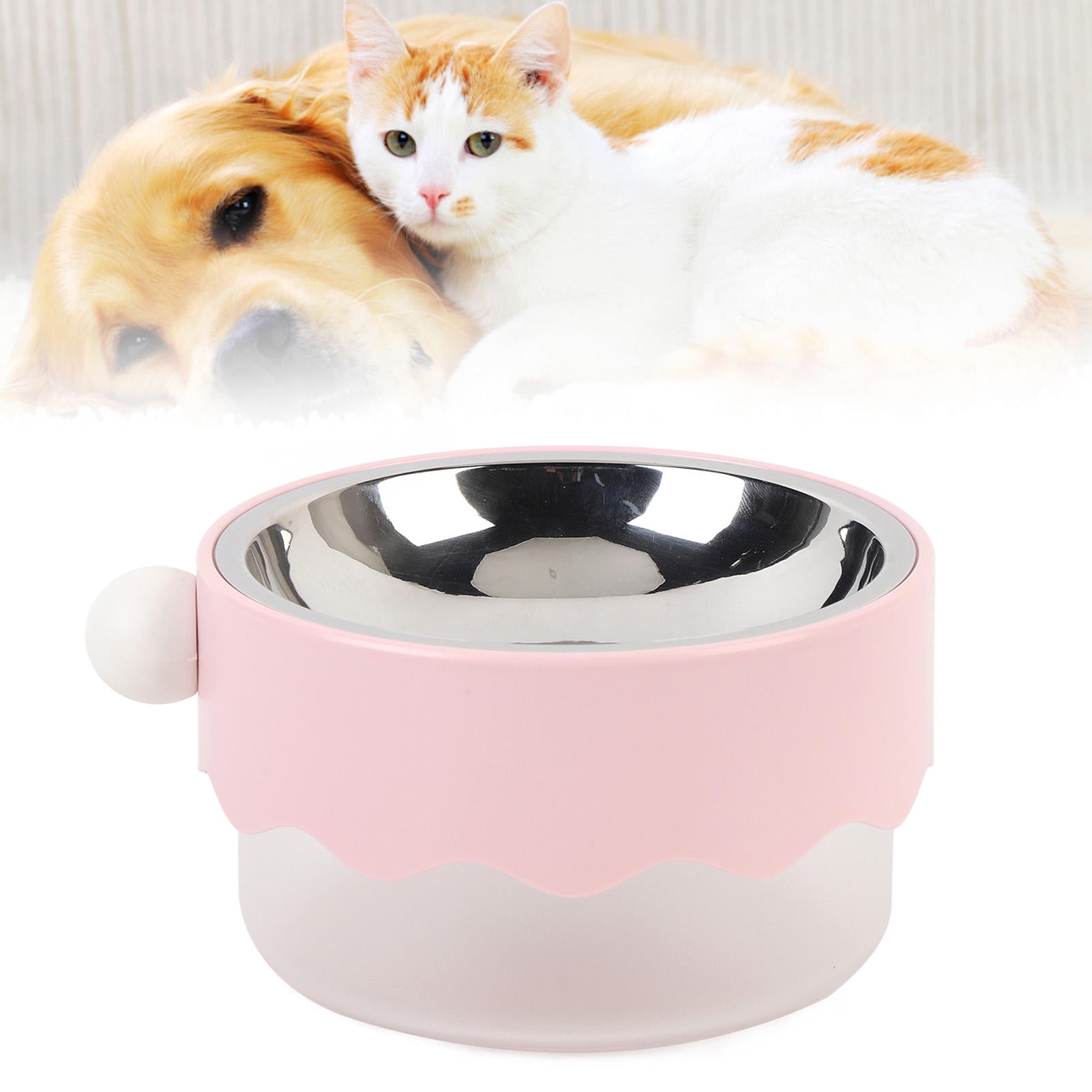 Suodoka Double‑Wall Stainless Steel Dog & Cat Bowl – Large Capacity, Spill‑Proof, Easy‑Clean, Stylish Home Feeding Set