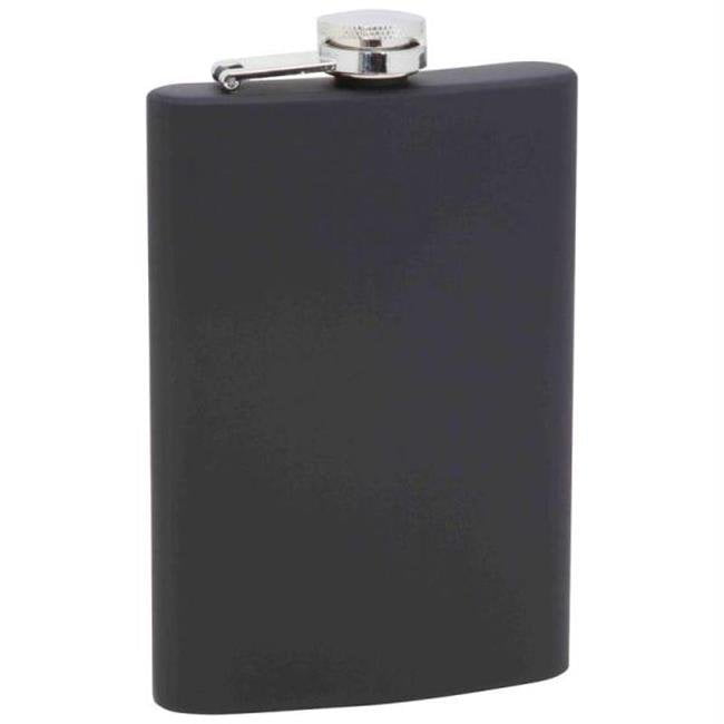 1, 64 ounce Stainless Steel Large Flask with Bartending Guide 