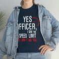 thumbnail image 2 of Yes Officer, I Saw The Speed Limit, Car Guy Unisex Cotton Tee, 2 of 5