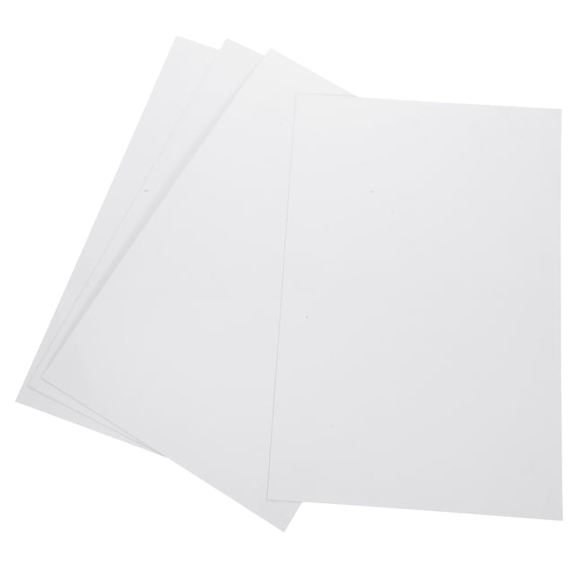 4 láminas de aluminio en blanco para sublimación, ideales para publicidad térmica.