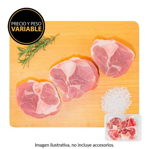 Codillo de cerdo peso aprox por charola 5 a 6 piezas