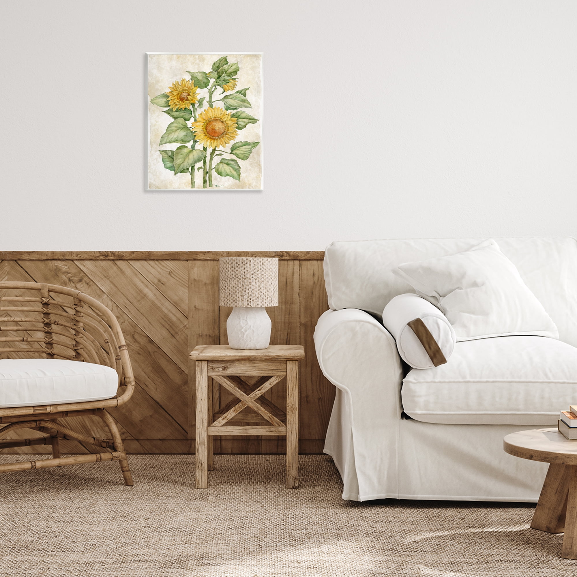 Stupell Industries Floral Journal Sunflower Wall Plaque Art, design by Paul Brent