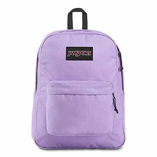 light purple jansport backpack