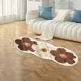 thumbnail image 4 of Floral Design Long Carpet for Home Soft Wool Area Rug Comfortable Floor Mat Living Room Bedroom Hallway, 4 of 6
