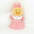 thumbnail image 5 of Mini ropa de muñeca de felpa de pato, ropa de vestido de princesa, pato amarillo pequeño, pato molesto, 5 of 5