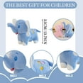 thumbnail image 5 of Adorable Pink Elephant Plush Toy for Kids Soft Stuffed Animal for Toddlers, Ideal Baby Shower Gift, 12 Inches, 5 of 5