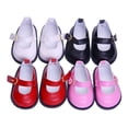 thumbnail image 2 of Luckdoll Pretty Leather Flat Shoes Fit 18 Inch American&43 CM Baby Doll Clothes Accessories Girl‘s Toys Generation Birthday Gift, 2 of 5