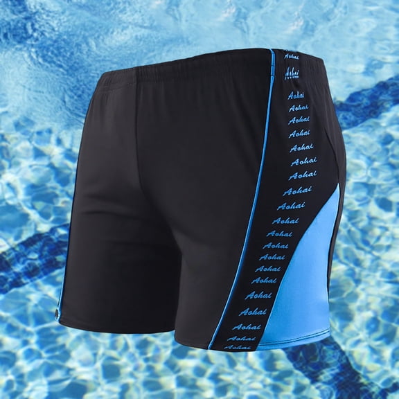 Conairie Men Swim Trunks Competitive Swim Racing Team Swimsuit Breathable Elastic Waist Swim Jammers Upf 50 Black L
