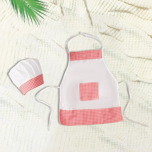 Pack De 2 Delantales Infantiles De Poliéster Blancos – Ajustables, Con Bolsillos, Para Cocinar, Pintar O Jardinería, Niños Y Niñas De 3-6 Años