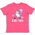 thumbnail image 3 of Inktastic Big Sis Unicorn Sister Announcement Youth T-Shirt, 3 of 5
