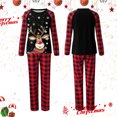 thumbnail image 2 of SUXIAN Christmas Pajamas Long Sleeve T Shirt and Pants Holiday Mom Style Ladies Pajamas, 2 of 6