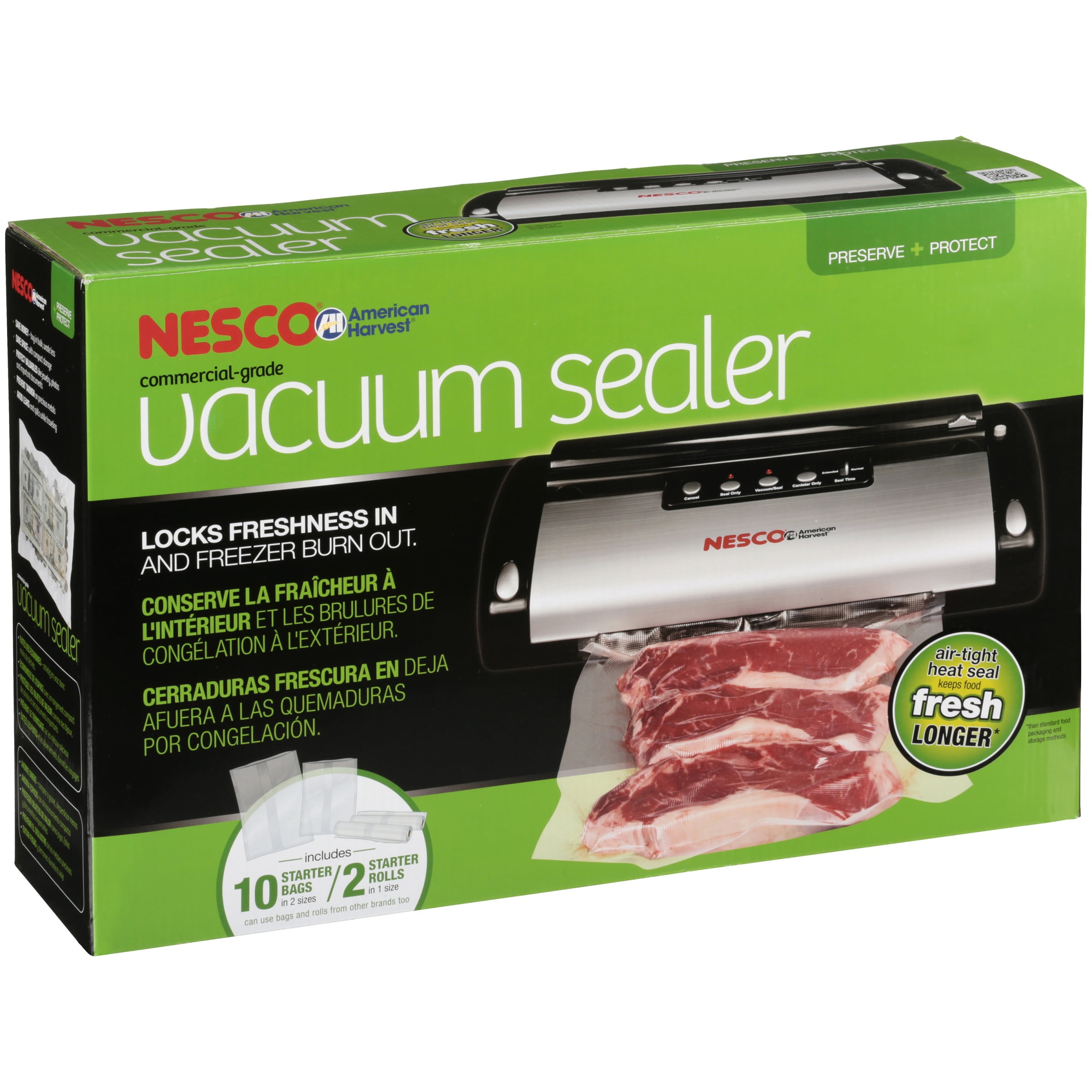 COMMERCIAL GRADE VACUUM SEALER Fresh Food Saver Sealing Packaging Air Tight Bag eBay