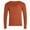 Orange, variant on HomeGardon Sweaters for Men Fashiom Solid Color Intensification Warm V-Neck Shirt Sweater Blouse,M-XXXL