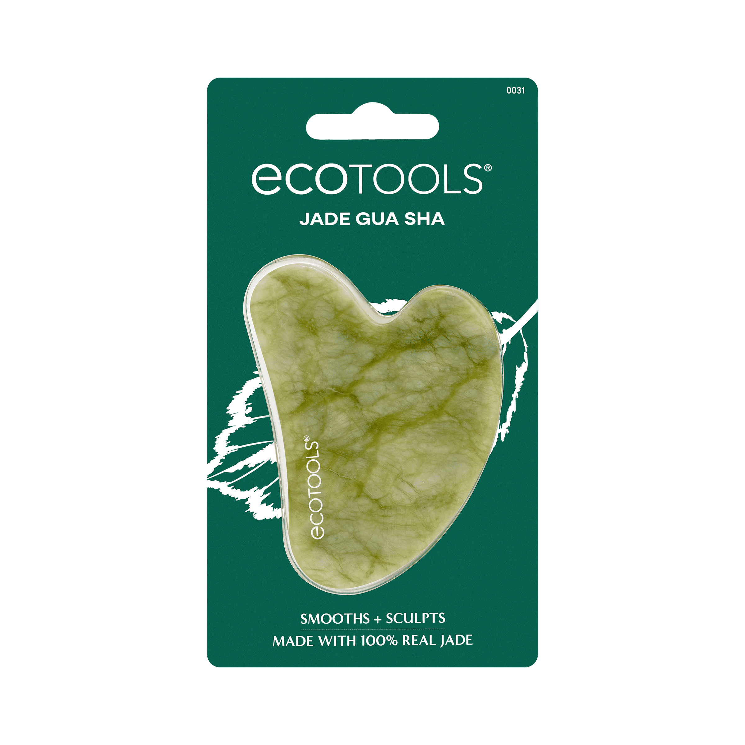 EcoTools Jade Facial Gua Sha Massaging and Skincare Tool, 1 Count