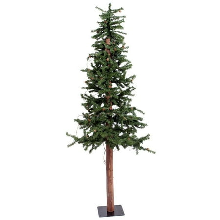 Vine Christmas Tree Nz 3' Unlit Alpine Artificial Christmas Tree with Cones and Vines, 187 PVC Tips By Vickerman ()