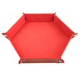 thumbnail image 4 of Foldable Dice Tray Holder PU Leather Velvet dice tray board games for Table Games Candies Earbuds, 4 of 8