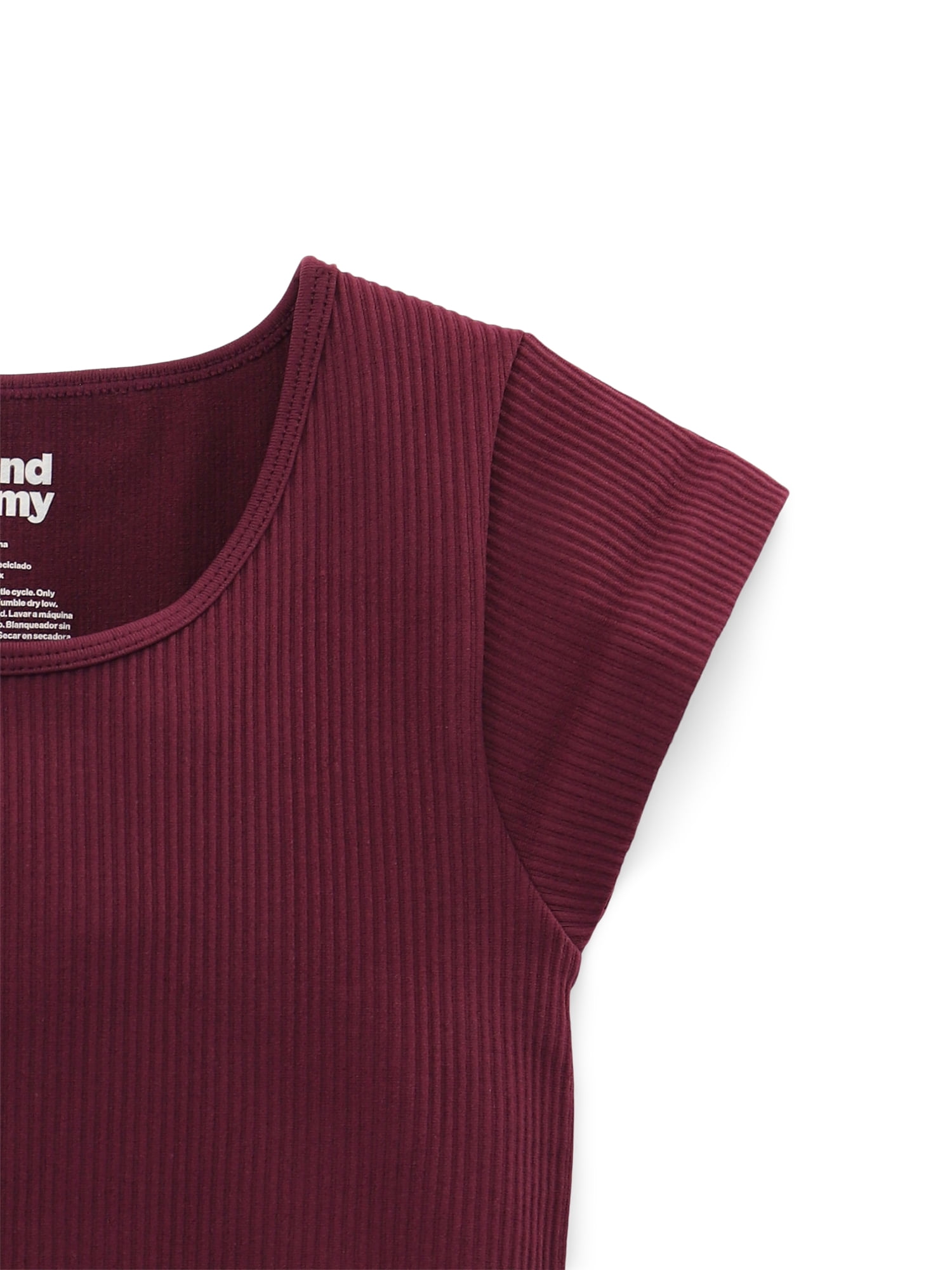 Weekend Academy Girls Cap Sleeve Seamless Top, Sizes 4-18