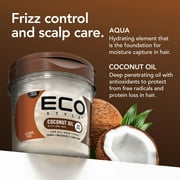 Eco Style Coconut Oil Hair Styling Gel, 16 oz, Moisturizing, Unisex