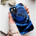 thumbnail image 5 of Blue Rose with Dewdrops Flower iPhone Case for Lovers Valentine's Day Gift Compatible with iPhone 11/12/13/14/15/16 (Pro Max/Plus), 5 of 9