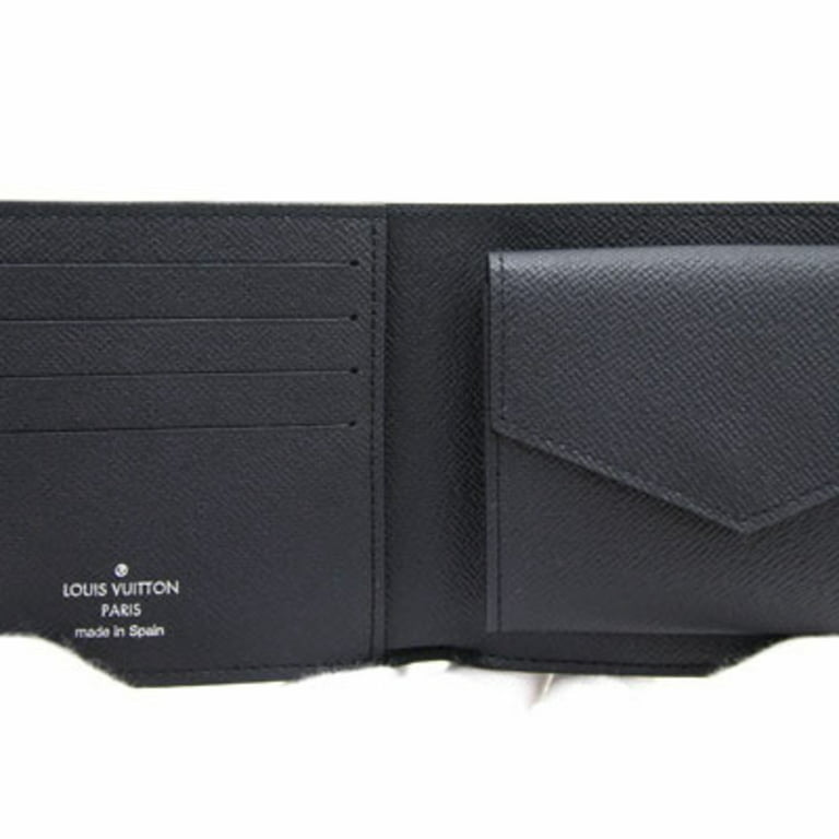 lv navy blue wallet