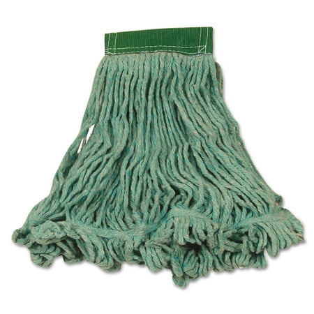 Rubbermaid Commercial Super Stitch Blend Mop Heads, Cotton/Synthetic, Green, (Best Mfp For Small Business)