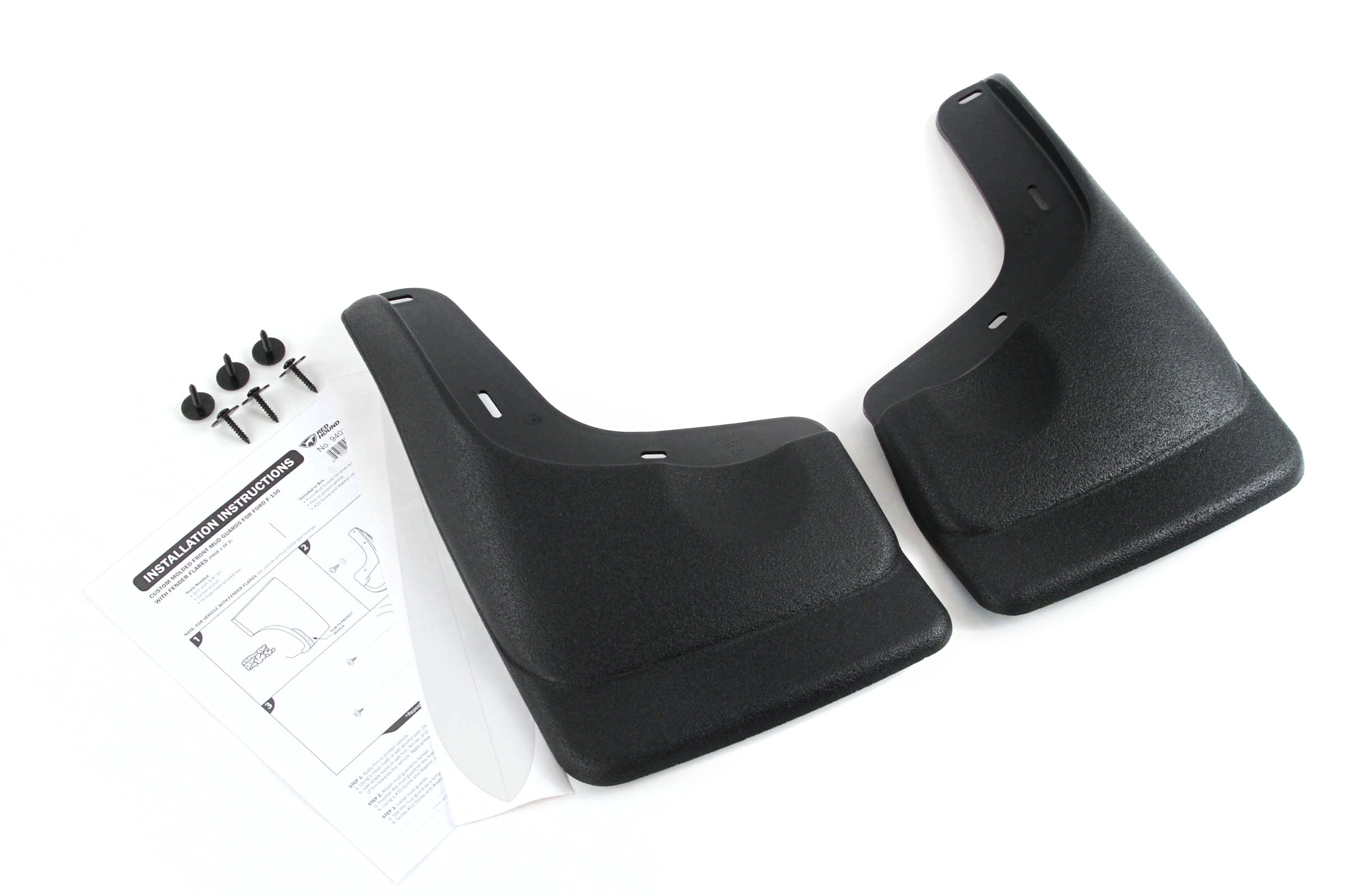 2004-2014 Compatible with Ford F-150 Mud Flaps Guards Splash Front Molded  2pc Set (With Fender Flares) - Walmart.com
