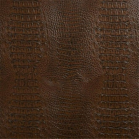 54 In Wide Brown 44 Crocodile Faux Leather Vinyl Fabric Walmart Canada
