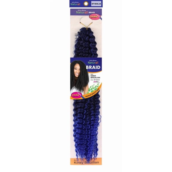 Naturall Crochet Braid Kinky Brazillian - MT1B/BLUE