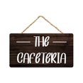 thumbnail image 1 of The Cafeteria Wood Decor Sign Wall Art For Home Wall Decor 6"x12", 1 of 5