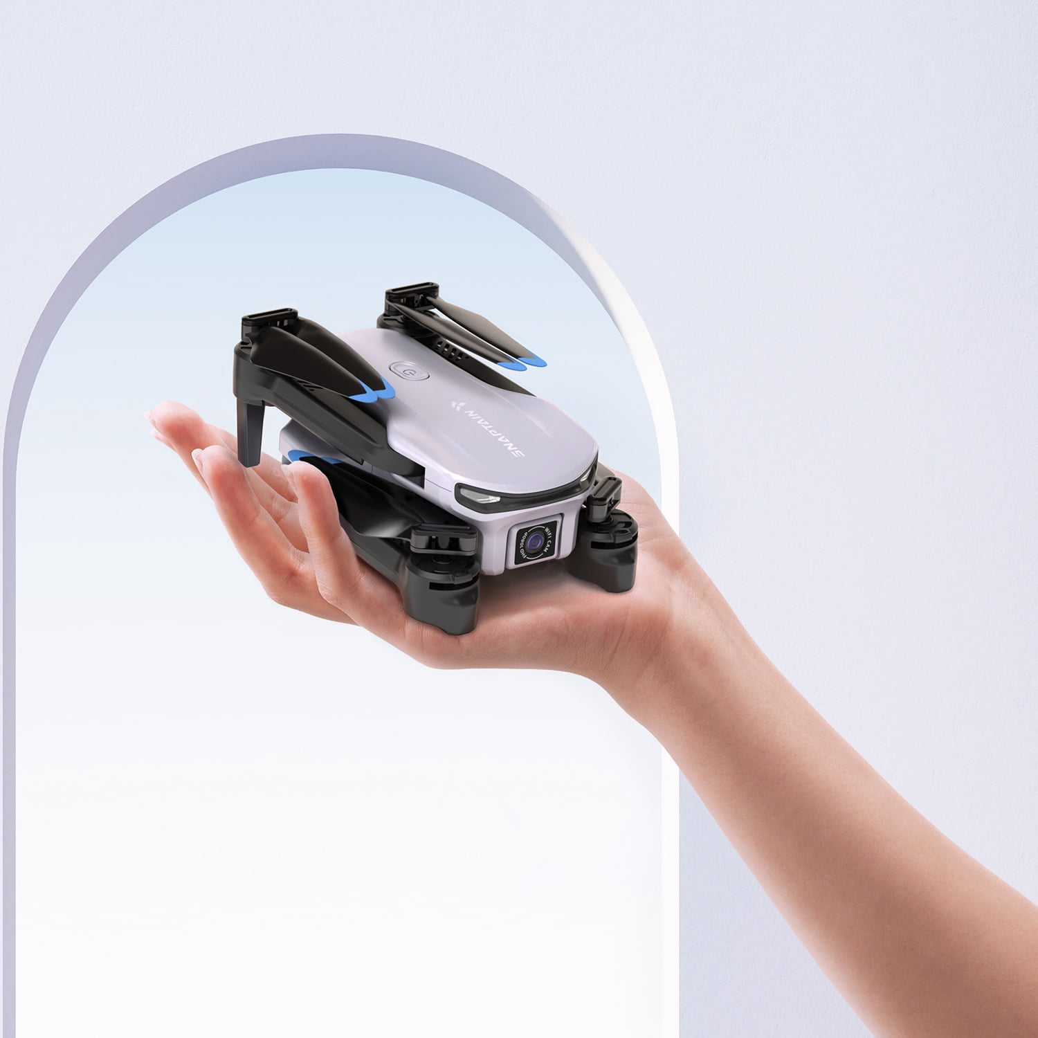 Snaptain FPV Drone with 1080P Camera, RC Quadcopter for Kids and Beginners, Gray