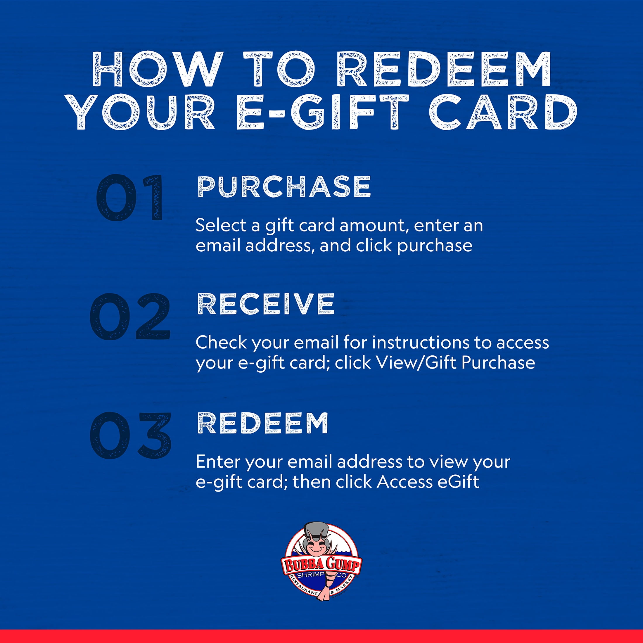 Bubba Gump eGift Card [Email Delivery]