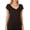 Black, variant on Aveto Junior's The Basic V-Neck Tee, Grey, L