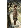 thumbnail image 2 of Tissot, James 19x32 Black Ornate Wood Framed with Double Matting Museum Art Print Titled - Death of Absalom, 2 of 4