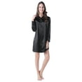 thumbnail image 3 of Richie House Women's Medium Style Satin Shirt Pajama Sleepwear RHW2788, 3 of 7