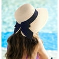 thumbnail image 2 of Beach Hat Lightweight Women's Foldable/Packable Straw Sun Hat,Nature, 2 of 7