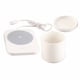 thumbnail image 2 of Calentador de tazas para escritorio de 55 ℃, calentador de tazas de leche alimentado por USB con 3 ajustes de temperatura para uso en el hogar y la oficina, color blanco, 2 of 14