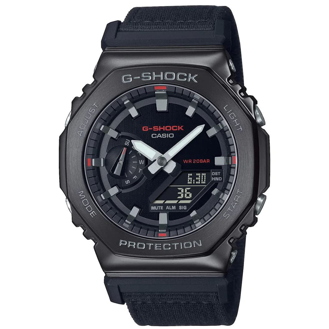 Casio G Shock Analog Digital All Black Quartz Watch GM2100BB-1A 