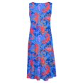 thumbnail image 4 of Uaswgudfs Sleeveless Seahorse Motif Midi Dress 2025: Women's Casual Summer A-Line Dress with Round Neck, Knee-Length Cut & Playful Tiered Skirt Red XXXL, 4 of 5