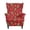 Candy Green Christmas, variant on Bulopur Snowman Wingback Chair Covers 2Pcs, Stretch Snowflake Slipcovers for Christmas Living Room Decor