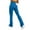 Blue, variant on Female Women Pants Casual Womens Dress Pants Petite Pull On Women's Flare Yoga Pants High Waisted Leggings Workout Casual Bootcut Pants M