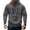 BBK59-Dark Gray, variant on Men'S Cargo Quarter-Zip Hoodies Sweatshirts Tactical Hooded Pullover With Pockets Fall Winter Outdoor Athletic Jackets Purple 4XL