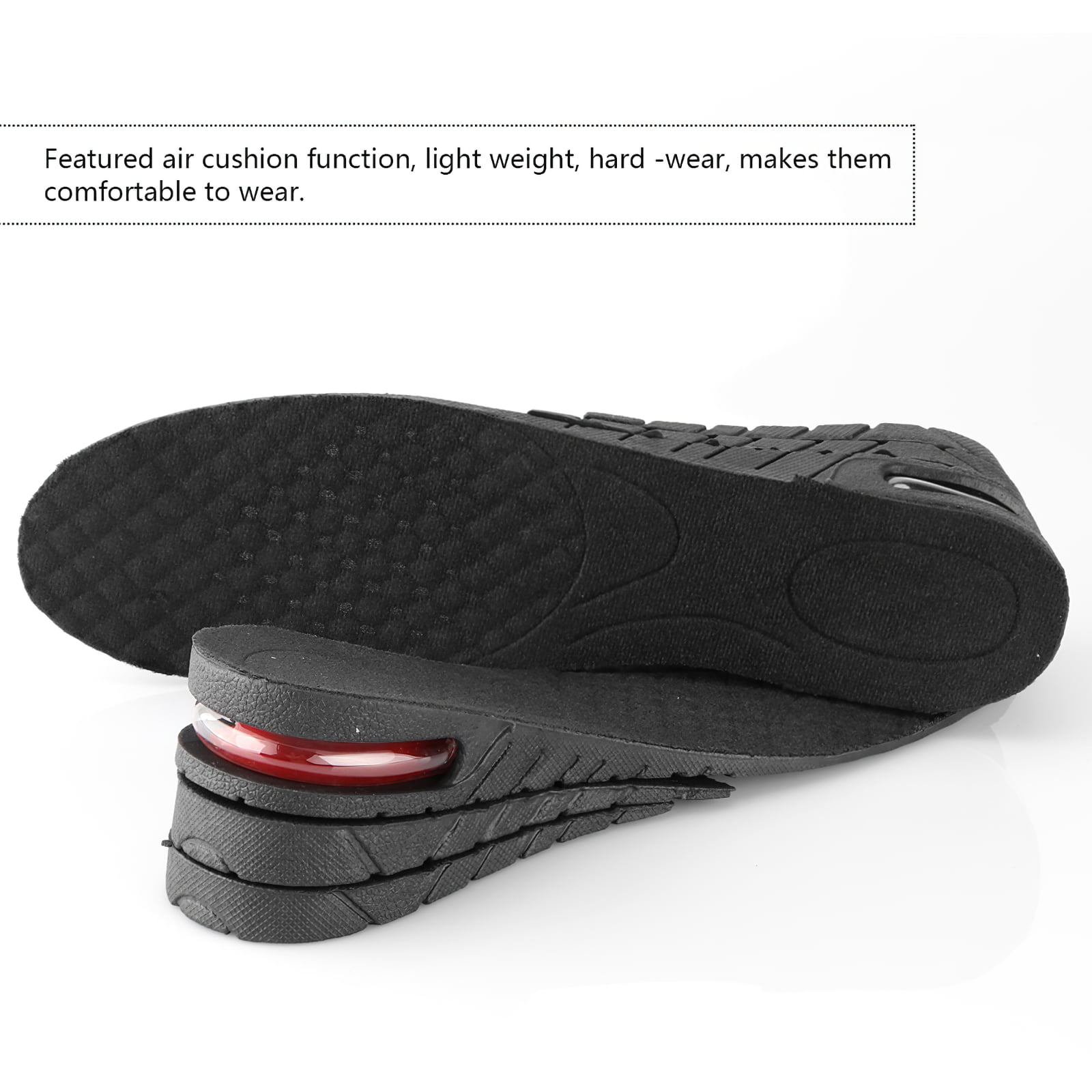 Elevator Women Shoes Lift Breathable Unisex Insoles Shoes Pad Height Cushion 