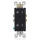 thumbnail image 1 of Enchufe eléctrico de pared Leviton T5825 20A Decora Black, 1 of 4