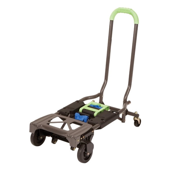 Cosco Shifter Multi-Position Folding Hand Truck and Cart in Silver