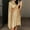 Gold, variant on AXXD Dresses For Women 2022 Paisley Fall Asymmetric Round-Neck Couples Long Sleeve Maternity Dress Dress For Rollback