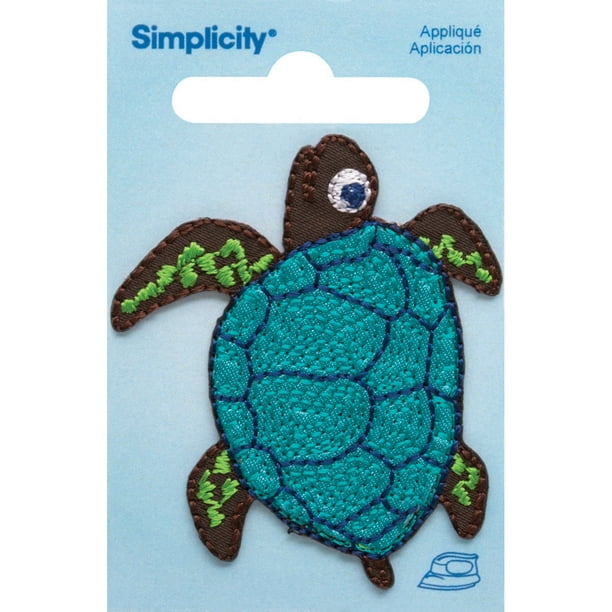 Simplicité Iron-On Applique-Sea Turtle