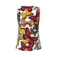 thumbnail image 5 of Lsque Retro Floral Butterfly Printed Workout Tank Tops for Women, Athletic Sports Tank Tops, Compression Sleeveless Dry Fit Shirts,Sleeveless Yoga Shirt-Small, 5 of 9
