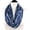 Navy, variant on Women's Infinity Scarf with Hidden Zipper Pocket & Pattern Print Arrow (Black)