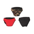 thumbnail image 2 of 3pcs Reusable Dog Diapers Sanitary Pants for Pets Comfortable Easy to Wear Black Red Camouflage for Physiological Care Cleanliness, 2 of 5