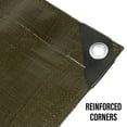 thumbnail image 6 of Strategy 16 Mil Construction Grade Polyethylene Tarp Cover 12' x 10', 6 of 7